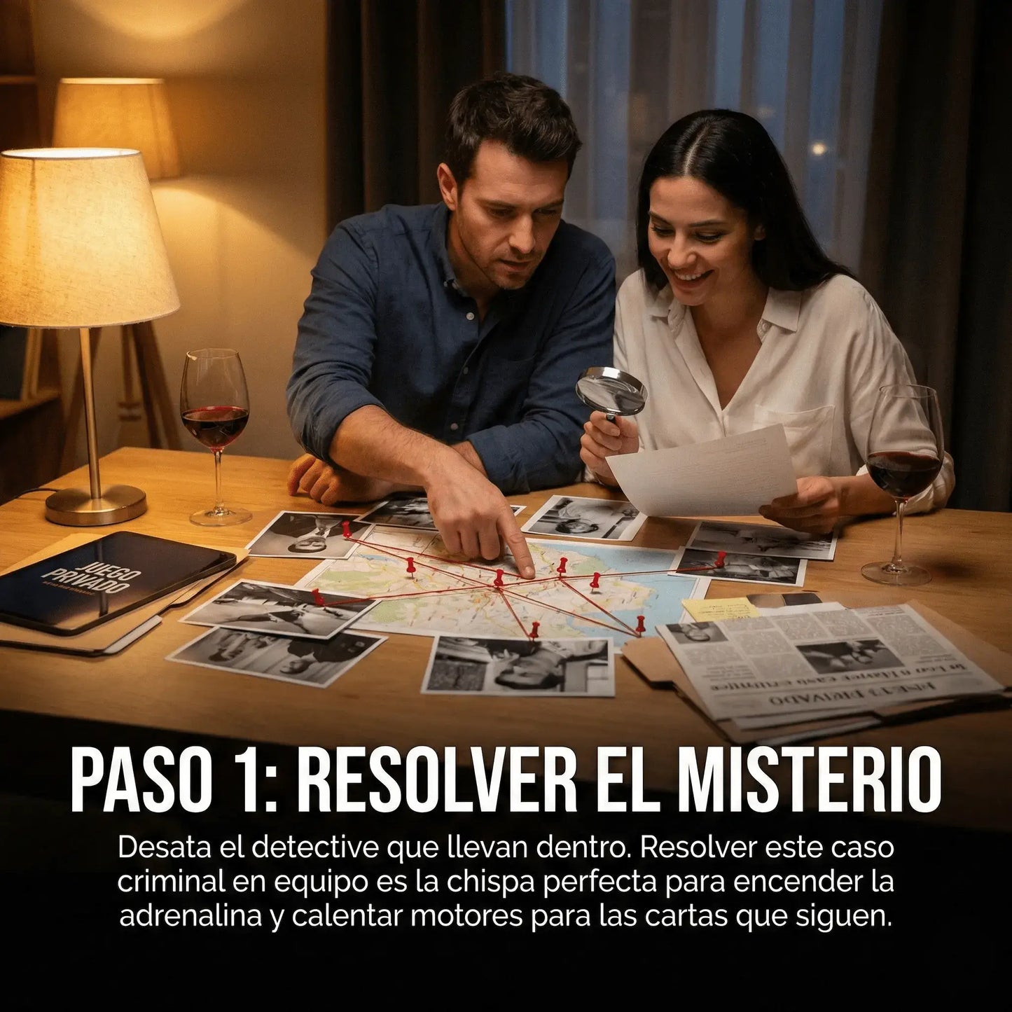 6×1 para Parejas  - Cartas para la previa | cartas para la acción | 4 casos criminales REALES.