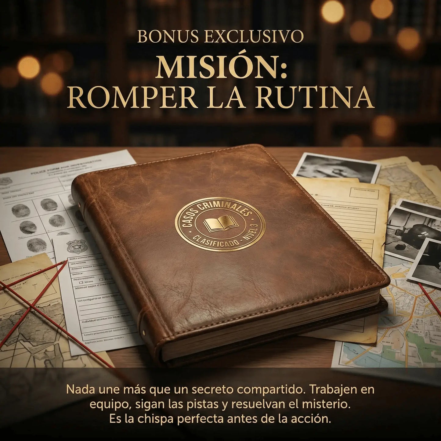 6×1 para Parejas  - Cartas para la previa | cartas para la acción | 4 casos criminales REALES.